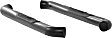 35800 3in Side Bars Series Nerf Bars Powdercoated Black, Fits 2 Door Models Only Without Rockers  - Set of 2