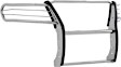 4088-2 Grille Guard, Polished Stainless Steel
