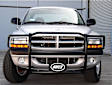 5042 Grille Guard, Powdercoated Black Steel