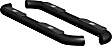 AL233006 Big Step Series Nerf Bars Powdercoated Textured Black, Covers Cab Length - Set of 2