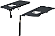 ALC25001-01 Jeep Tonneau Cover - Powdercoated Textured Black, Aluminum, Hard, Direct Fit, Set of 2