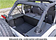 ALC25001-01 Jeep Tonneau Cover - Powdercoated Textured Black, Aluminum, Hard, Direct Fit, Set of 2