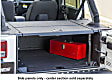 ALC25001-01 Jeep Tonneau Cover - Powdercoated Textured Black, Aluminum, Hard, Direct Fit, Set of 2