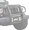 2008 Jeep Wrangler - LED Light Bar Cover - Powdercoated Textured Black, Steel, Direct Fit
