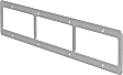 2008 Jeep Wrangler - LED Light Bar Cover - Powdercoated Textured Black, Steel, Direct Fit