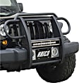 2008 Jeep Wrangler - LED Light Bar Cover - Powdercoated Textured Black, Steel, Direct Fit