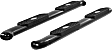 2018 GMC Sierra 1500 - Oval Tubes Series, Nerf Bars, Powdercoated Black, Covers Cab Length, Set of 2