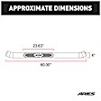 2021 Ford Bronco - OE Series Nerf Bars, Powdercoated Gloss Black, Set of 2