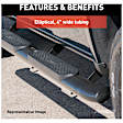 2021 Ford Bronco - OE Series Nerf Bars, Powdercoated Gloss Black, Set of 2