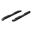 S224054 4in Side Bars Series Nerf Bars Semi-Gloss Black Powder Coat, Cab - Set of 2