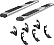 1999 Ford F-150 - 6in Side Bars Series, Nerf Bars, Chrome, Covers Cab Length, Set of 2