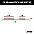 1999 Ford F-150 - 6in Side Bars Series, Nerf Bars, Chrome, Covers Cab Length, Set of 2
