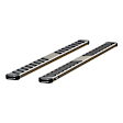 S2991 Running Boards, Black Non-Powered Stainless Steel Set of 2