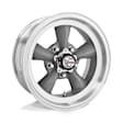 VN10558065 Aluminum Gray Wheel, 15 in. X 8 in., 5 x 4.5 in. Bolt Pattern