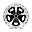 VN50157012500 Aluminum Gloss Black Wheel, 15 in. X 7 in., 5 x 4.5 in. Bolt Pattern