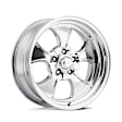 VN5506865 Steel Polished Wheel, 16 in. X 8 in., 5 x 4.5 in. Bolt Pattern