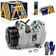 2011 Buick Enclave - A/C Compressor, DOHC, GAS, 4-Door, Sport Utility, With 10S20C Compressor and 6-Groove Pulley, Except 10PA20C Compressor, With Clutch, 3.6L 6Cyl