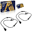 BSAZ-00684 Front, Driver and Passenger Side ABS Speed Sensor Set of 2