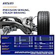 BSAZ-01359 Rear, Driver or Passenger Side ABS Speed Sensor Sold Individually