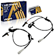 BSAZ-01587 Front Driver and Passenger Side ABS Speed Sensor Set of 2