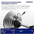 BSH-02074 Front, Driver Side ABS Speed Sensor Sold Individually