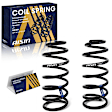 COSH-00498 Rear, Driver and Passenger Side Coil Springs, Set of 2