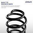 COSH-00498 Rear, Driver and Passenger Side Coil Springs, Set of 2
