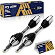 CVAAZ-00572 Front, Driver and Passenger Side Axle Assembly - Set of 4 4WD