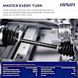 2015 Hyundai Sonata - Front, Driver and Passenger Side Axle Assembly, DOHC, GAS, 4-Door, FWD, 2.4L 4Cyl Sedan