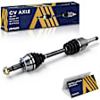 CVAGM-00343 Sport Utility Front, Driver Side Axle Assembly - Sold Individually, 1.4L, 4Cyl