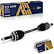 CVAKA-01295 Mini Passenger Van Front, Driver Side Axle Assembly - Sold Individually FWD, 3.5L, 6Cyl