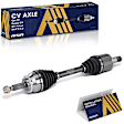 CVAM-01555 Front, Driver Side Axle Assembly - Sold Individually FWD, 3.8L, 6Cyl