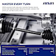 2014 Nissan Altima - Front, Driver and Passenger Side Axle Assembly, DOHC, GAS, 4-Door, FWD, 2.5L 4Cyl Sedan