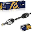 CVAT-02258 Sedan Front, Driver Side Axle Assembly - Sold Individually FWD, 2.5L, 4Cyl