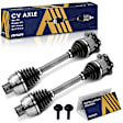 CVAVG-02572 Front, Driver and Passenger Side Axle Assembly - Set of 2