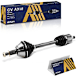 CVAVG-02620 Front, Driver Side Axle Assembly - Sold Individually FWD, 2.5L, 5Cyl