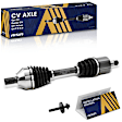 CVAVL-02414 Front, Driver Side Axle Assembly - Sold Individually