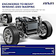 2020 Jeep Wrangler - Front and Rear, Driver and Passenger Side Motor Mount, DOHC, GAS, 4-Door, Sport Utility, Automatic Transmission