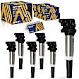 ESCAZ-00085 Ignition Coil, Set of 6
