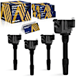 ESCAZ-00088 Ignition Coil, Set of 4, 2.0L, 4Cyl