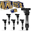 ESCAZ-00106 Ignition Coil, Set of 6