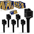 ESCAZ-00153 Ignition Coil, Set of 6, 2.5L, 6Cyl