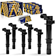 ESCAZ-00224 Ignition Coil, Set of 6, 3.7L, 6Cyl