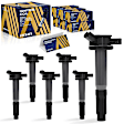 ESCAZ-00291 Ignition Coil, Set of 6, 3.0L, 6Cyl