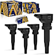 ESCAZ-00374 Ignition Coil, Set of 4, 1.4L, 4Cyl