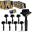 ESCAZ-00451 Ignition Coil, Set of 8, 4.0L, 8Cyl