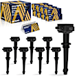 ESCAZ-00455 Ignition Coil, Set of 8, 5.0L, 8Cyl