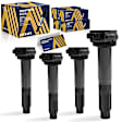 ESCF-00667 Ignition Coil, Set of 4, 2.5L, 4Cyl