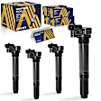 ESCFC-00742 Ignition Coil, Set of 4, 1.4L, 4Cyl