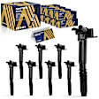 ESCFD-00275 Ignition Coil, Set of 8, 6.2L, 8Cyl